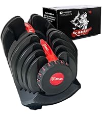 Amazon | 4WD 可変式ダンベル 24kg レッド 1個 【プロボディビルダー